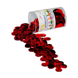 Lantejoula metalizada vermelho