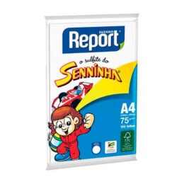 Papel A4 Report Senninha Branco