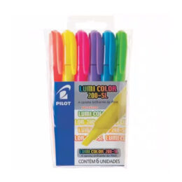 Caneta Marca Texto Lumicolor com 6 cores