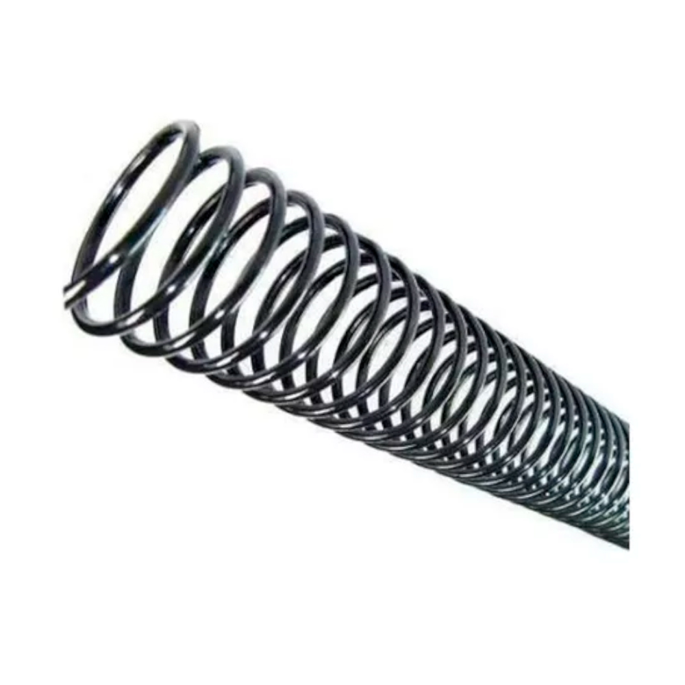 Espiral 50mm para 450 folhas preto