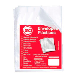 Envelope Polietileno Extra Grosso Ofício 4 Furos