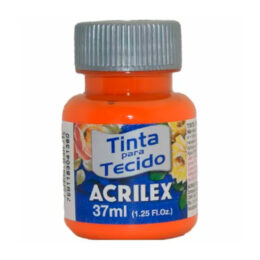 Tinta tecido fosca laranja