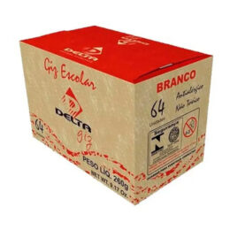 Giz cônico escolar branco