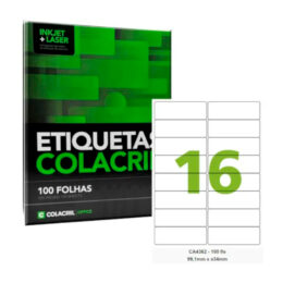 Etiqueta Adesiva A4 com 100 folhas