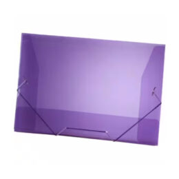 Pasta com Aba Elástico Ofício, Lilás